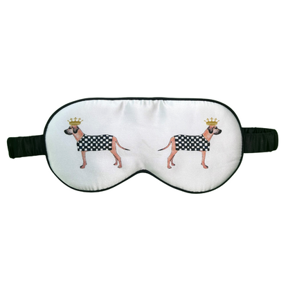 Silk Sleep Eye Mask - Royal Hound