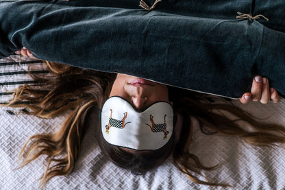 Silk Sleep Eye Mask - Royal Hound