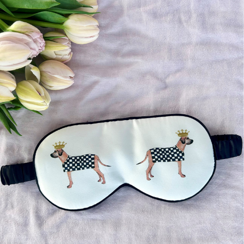 Silk Sleep Eye Mask - Royal Hound