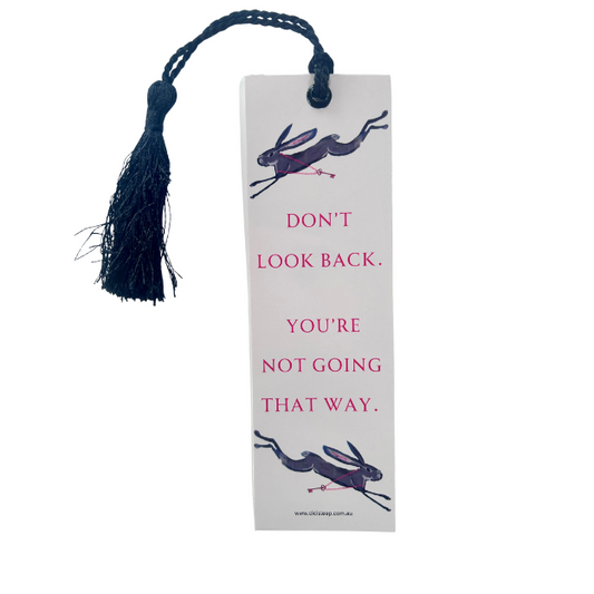 Positive Affirmation Bookmark - Don't Look Back