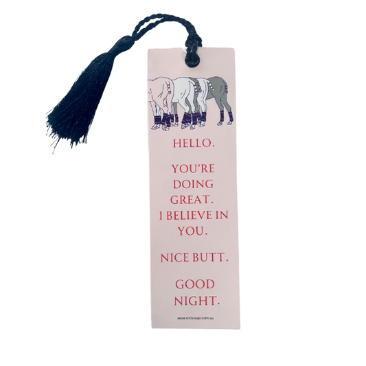 Positive Affirmation Bookmark - Nice Butt